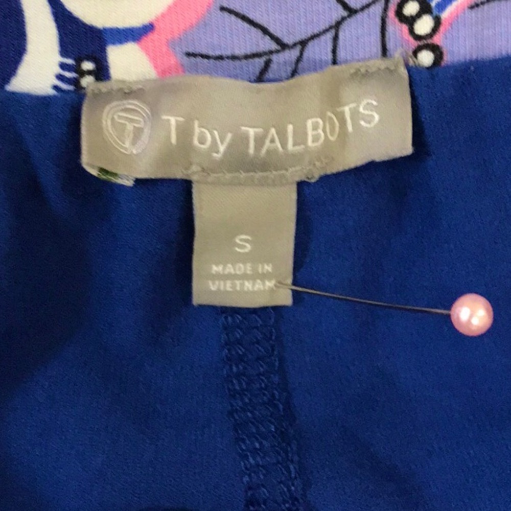 T by Talbots Floral Print Stretch Skort - Picture 5 of 10